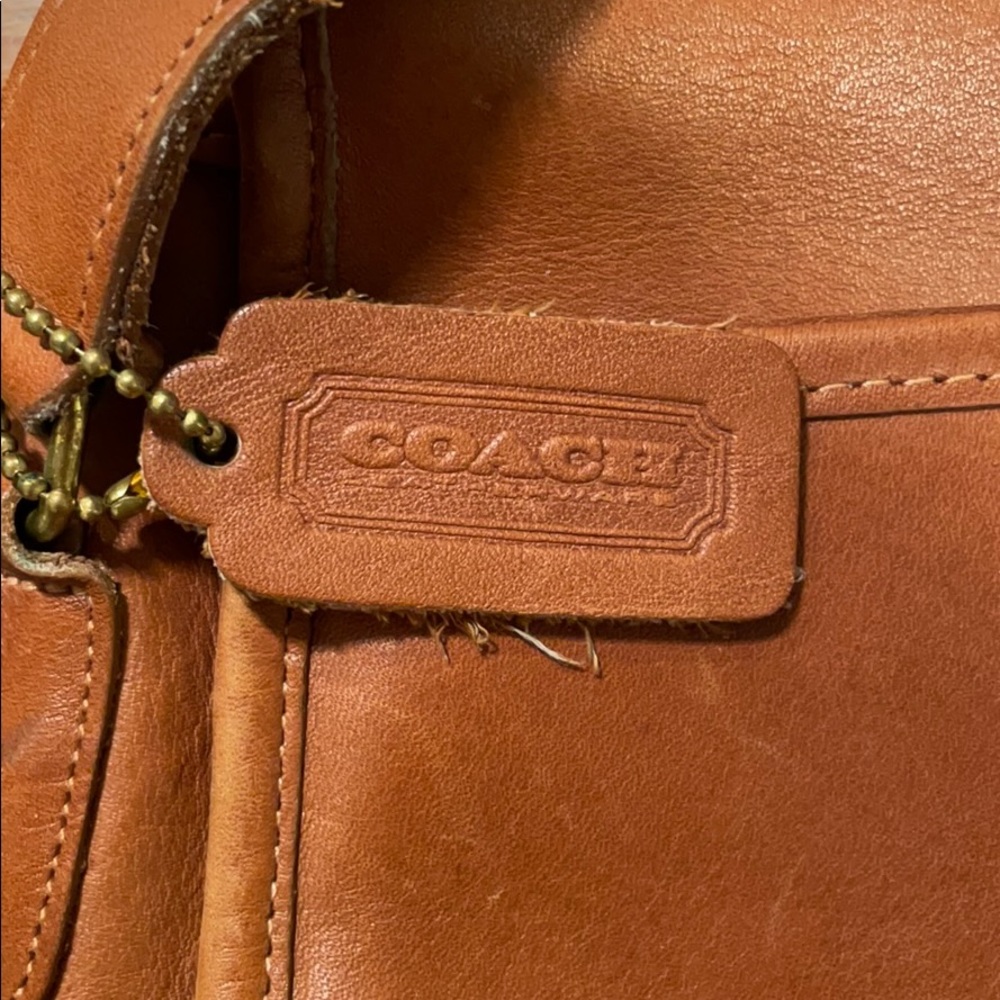 Vintage coach side bag